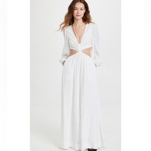 Jonathan Simkhai Sofina Teardrop Maxi Dress